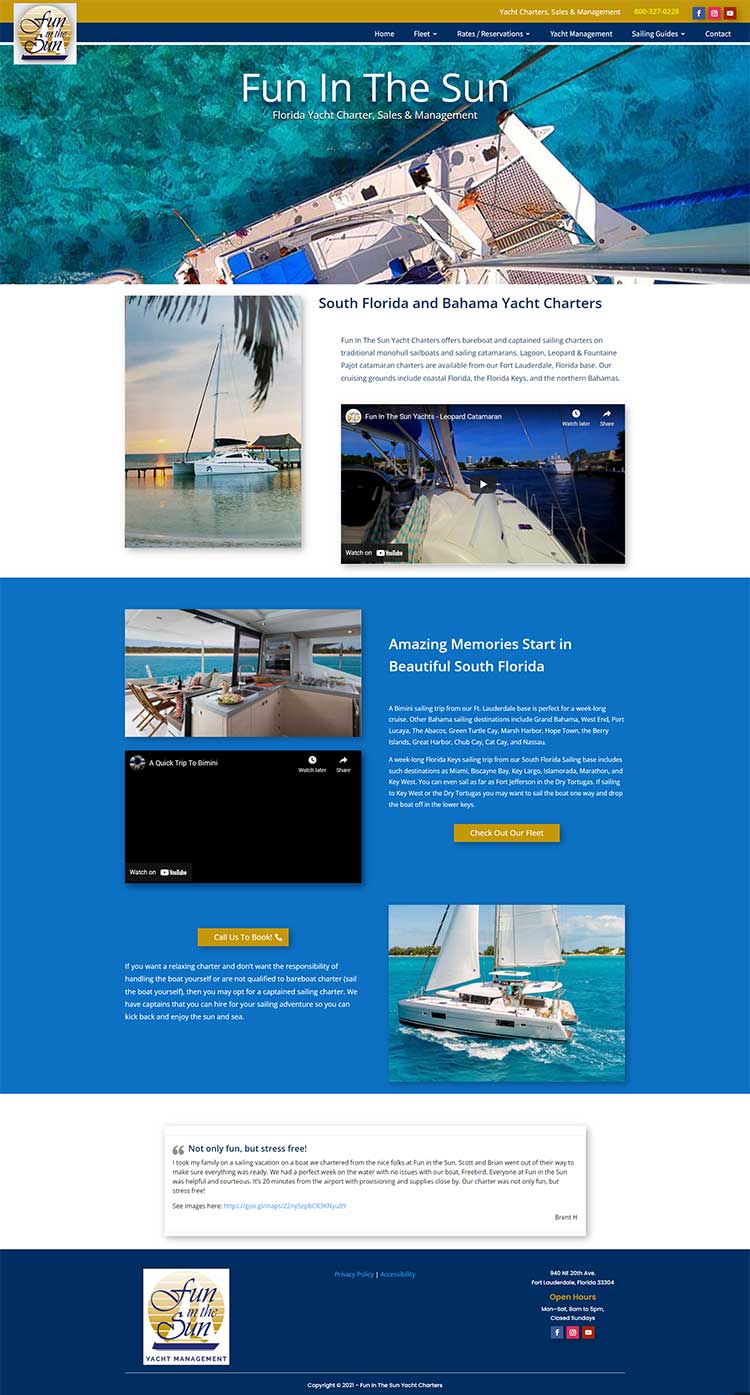 Fun In The Sun Yacht Charters